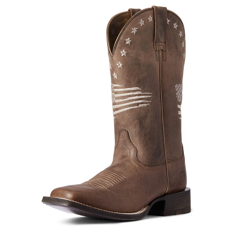 Ariat Circuit Patriot - Naisten TummanRuskea Bootsit ( YLIPWN-741 )